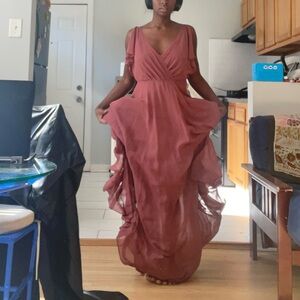 Jenny Yoo Dusty Rose Bridemaid Dress